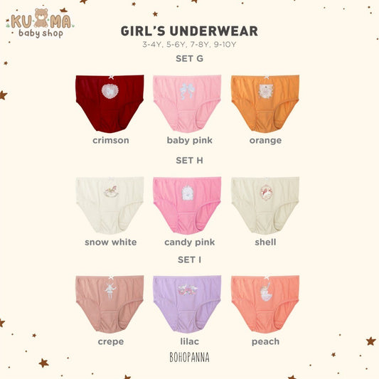 BOHOPANNA - GIRL'S UNDERWEAR - GIRLS UNDERWEAR - Celana Dalam Anak Perempuan 5551