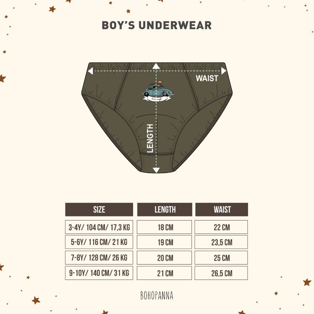 BOHOPANNA - BOY'S UNDERWEAR - Celana Dalam Anak Laki-Laki 5551