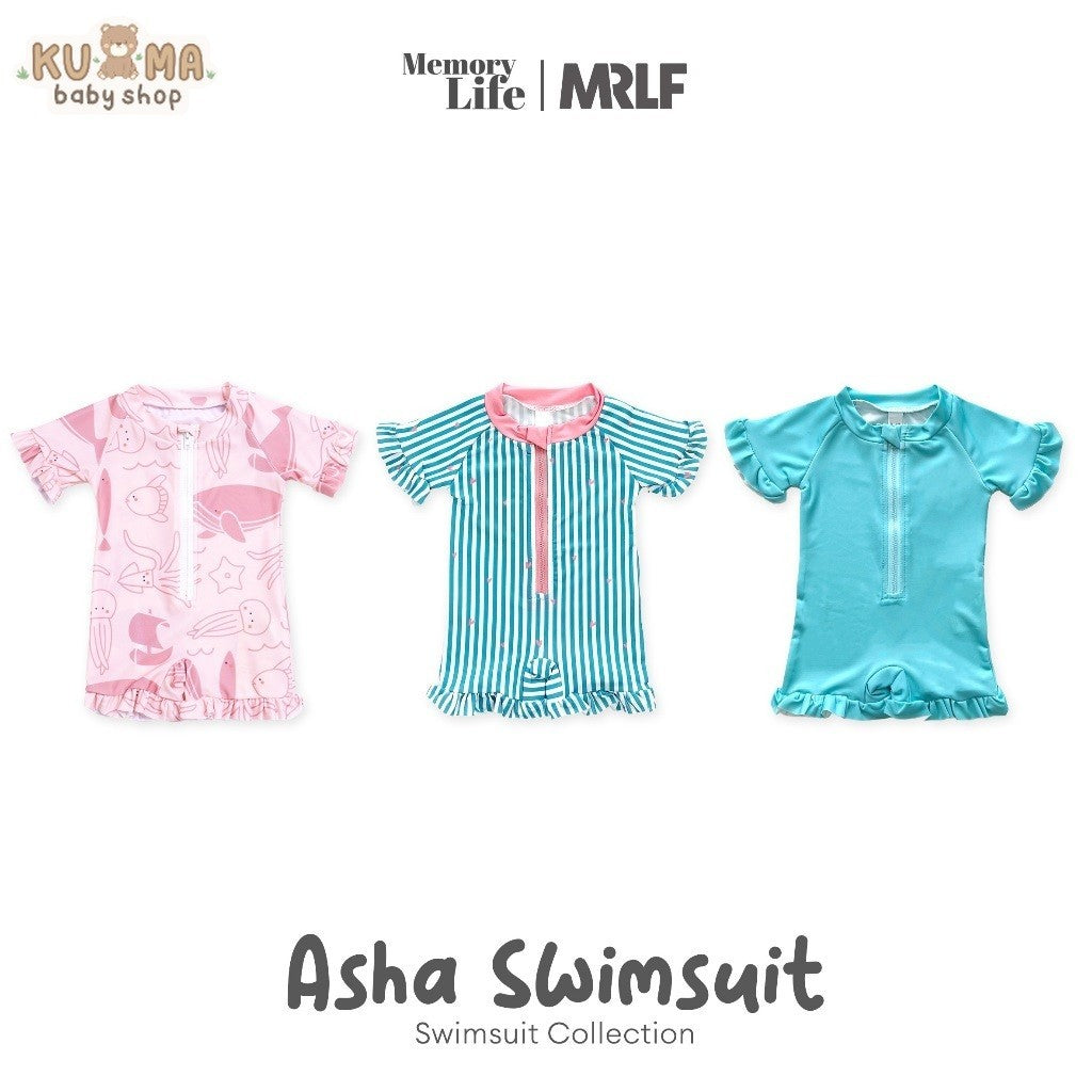 MemoryLife - Asha Swimsuit | Baju Renang Premium Anak Perempuan Umur 6 Bulan - 4 Tahun