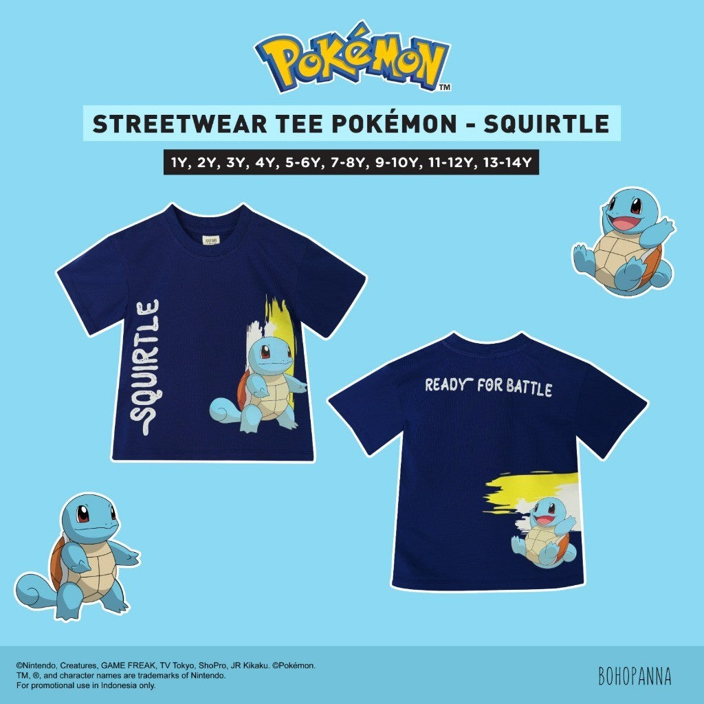 BOHOPANNA | POKÉMON - STREETWEAR TEE - Atasan Anak Pokemon