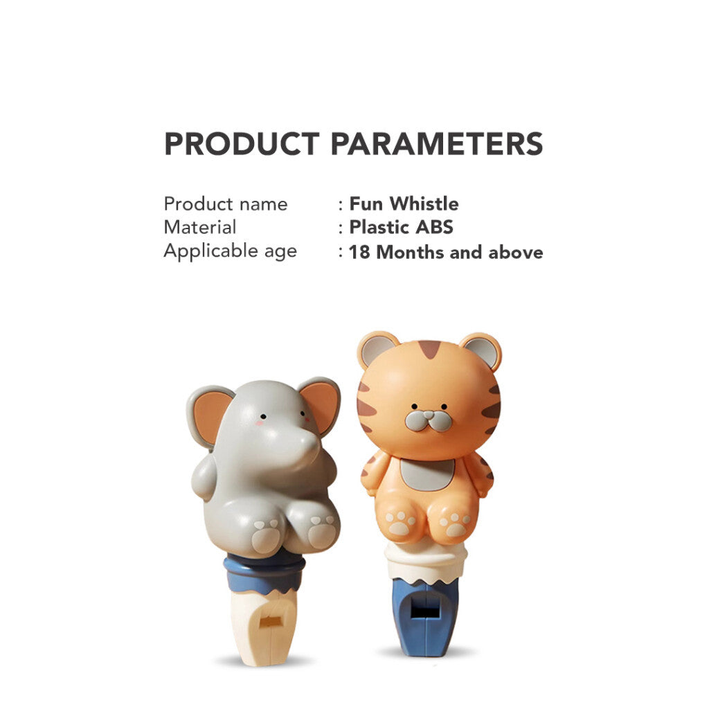 Sakumini X Beiens Whistle Animal Kids Toys Mainan Edukasi Peluit Anak