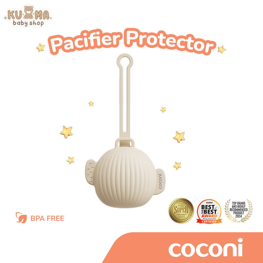 COCONI Pacifier Protector | Tempat Penyimpanan Empeng Gantungan Silikon