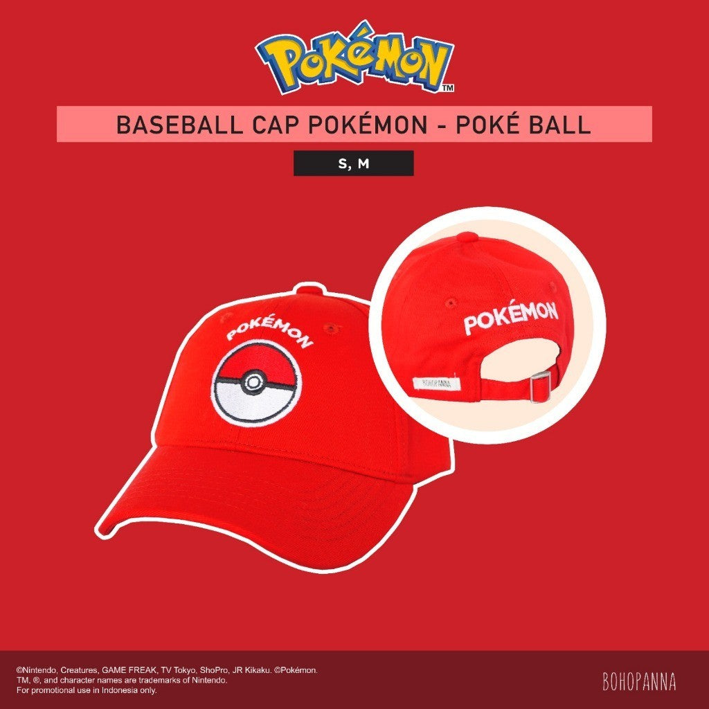 BOHOPANNA | POKÉMON - BASEBALL CAP - Topi Anak POKEMON