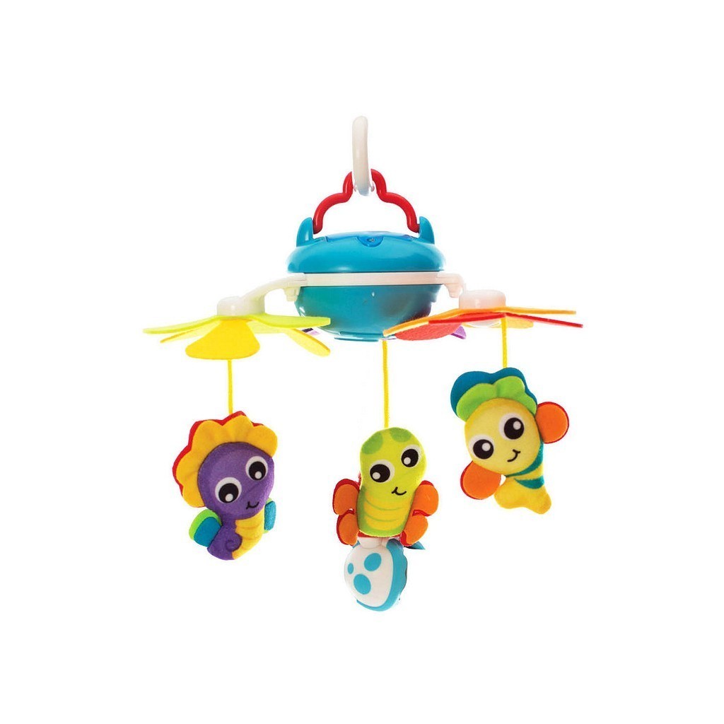 Playgro Musical Travel Mobile - Mainan Gantung Stroller - Mainan Gantung Tempat Tidur Crib Bayi