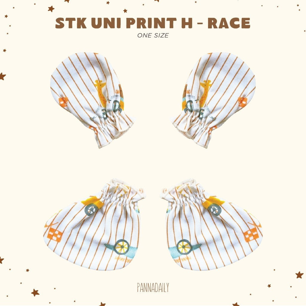 BOHOPANNA - PANNADAILY - STK UNISEX PRINT H - Mitten Dan Booties Bayi
