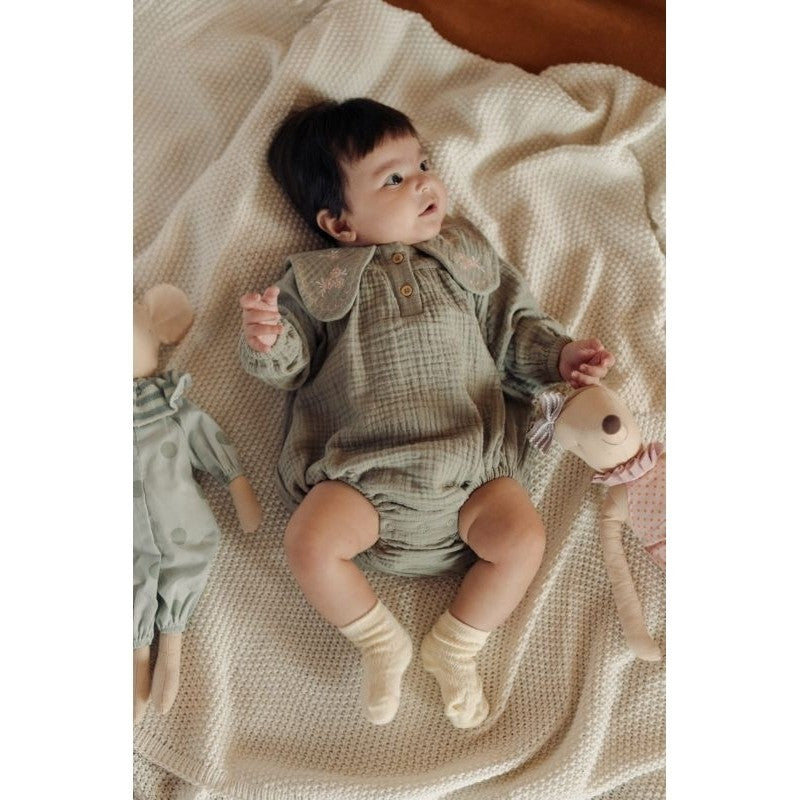 Bohopanna Fiona Bodysuit - Jumper Bayi Perempuan Lengan Panjang