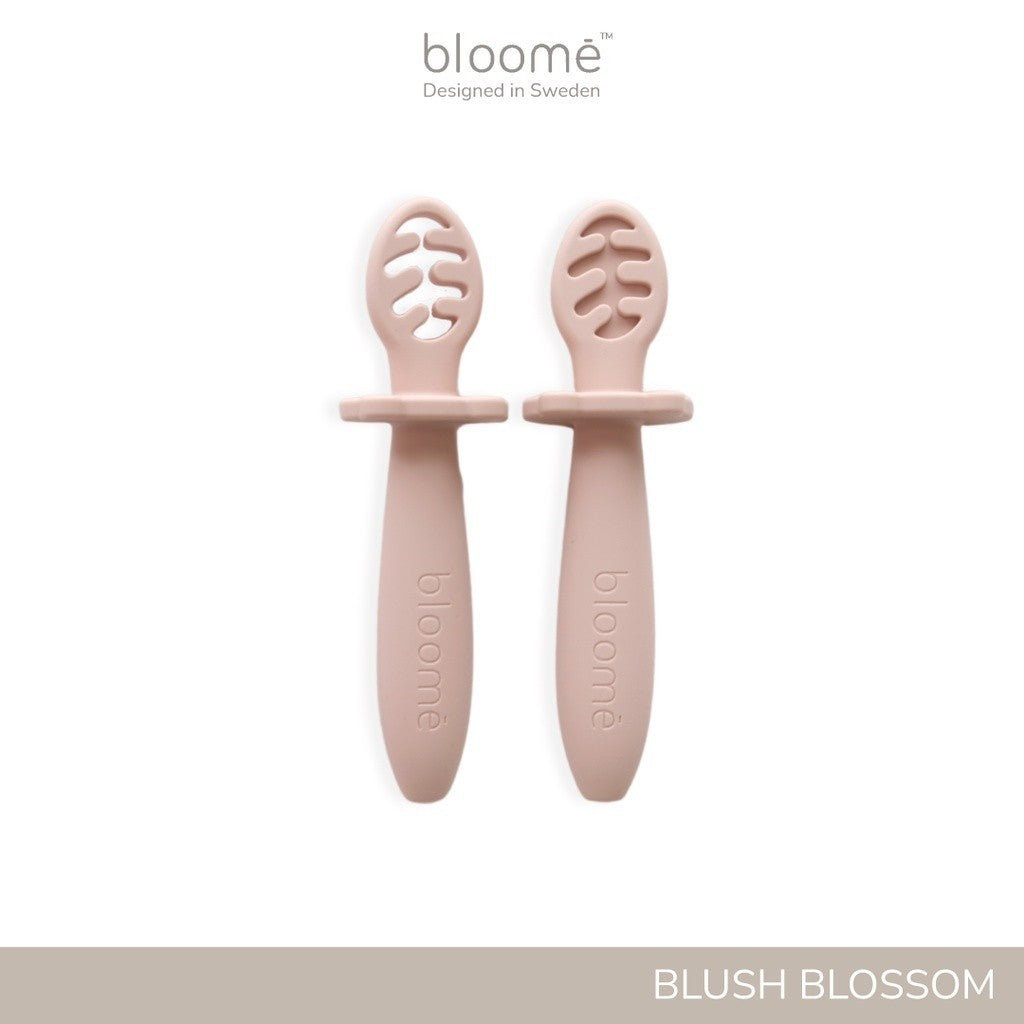 BLOOME – Palm Grip Training Spoon - Stage 1 | Sendok Latihan Genggam Untuk Bayi