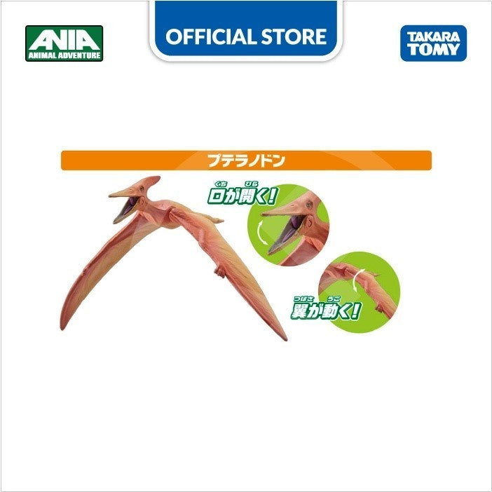 Ania AA-03 Land and Sky Dinosaur set Takara Tomy Mainan Dino Anak Gift