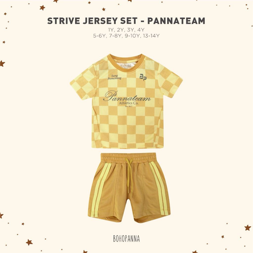 BOHOPANNA - STRIVE JERSEY SET - Setelan Sport Anak