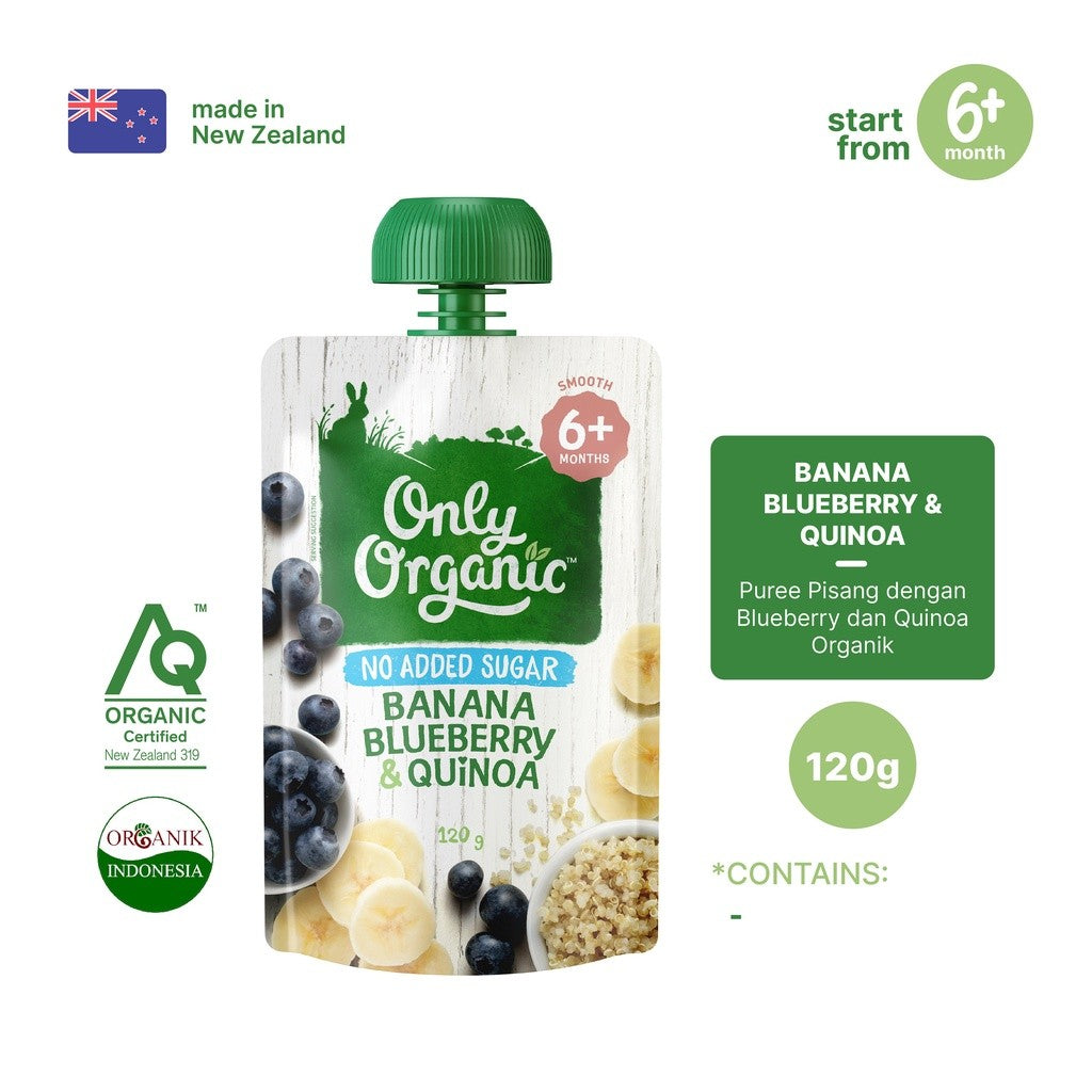 Only Organic Pouch 6m+ 120gr
