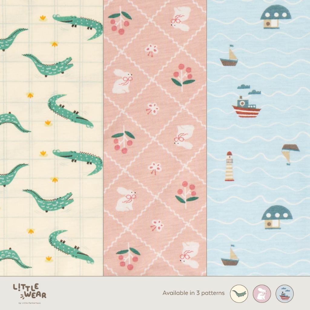 Little Palmerhaus - Little Wear Short Set (Setelan Bayi Lengan Pendek) 36.0