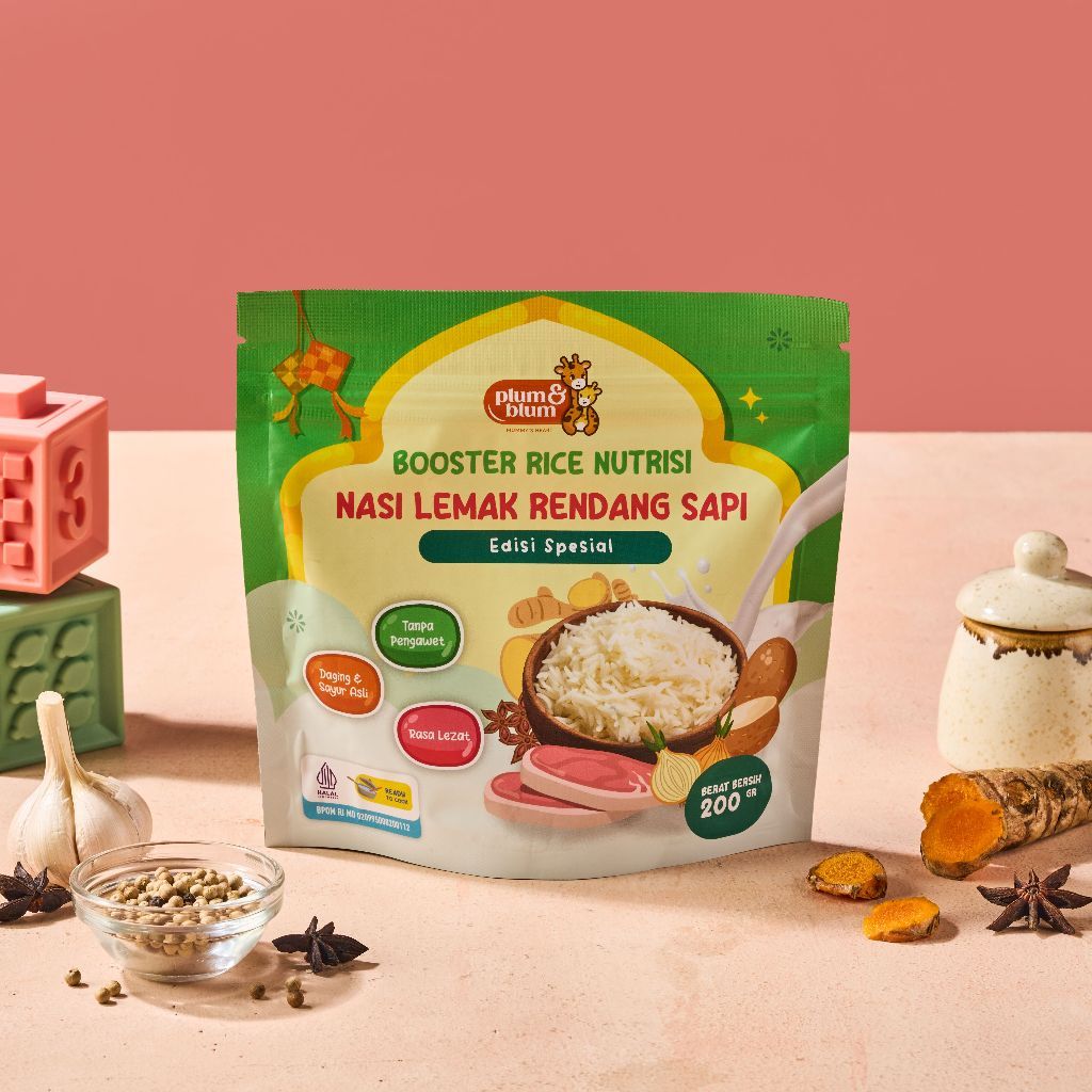 Plum & Blum Beras Mpasi BB Booster 6 Bulan  - 200 gram