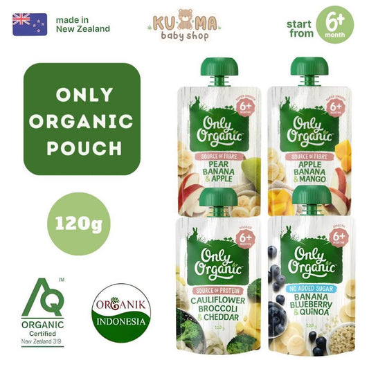 Only Organic Pouch 6m+ 120gr