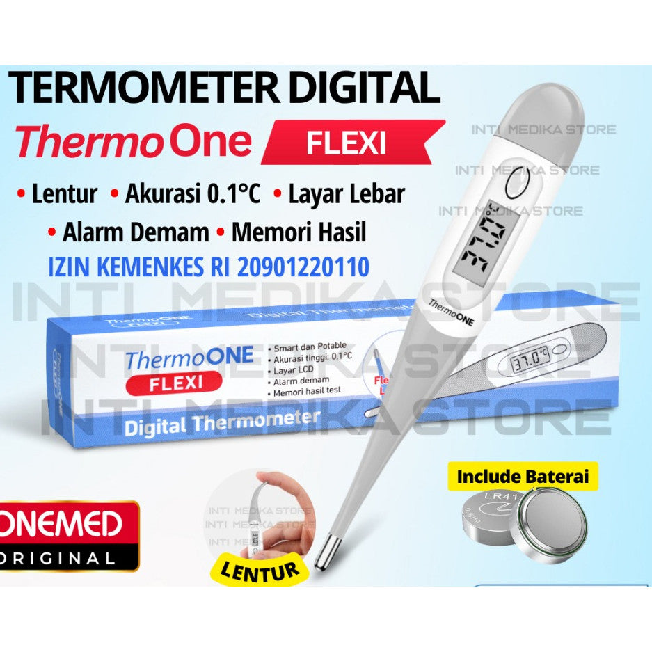 ONEMED - Termometer Digital Ketiak FLEXI HK902 | Thermometer Fleksibel