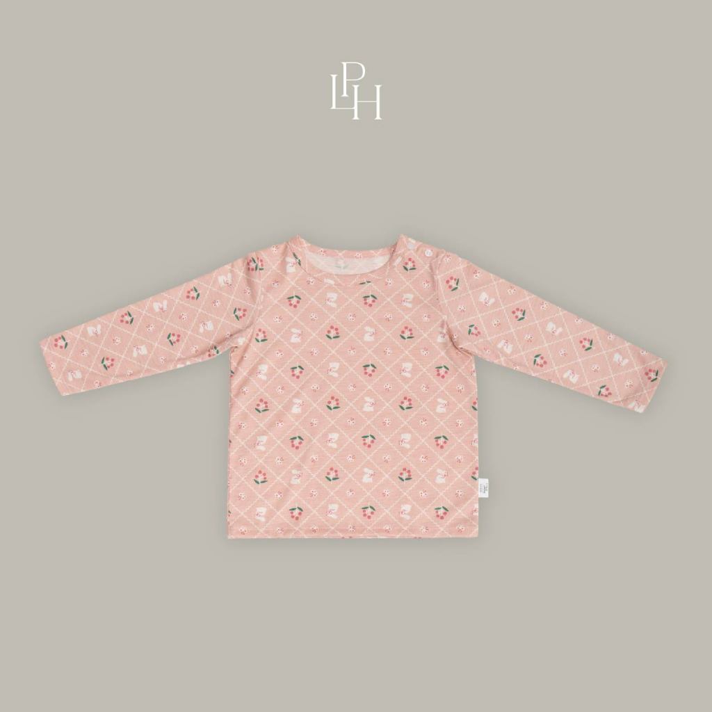 Little Palmerhaus - Little Wear Shoulder Button Long Set (Setelan Anak Lengan Panjang) 36.0