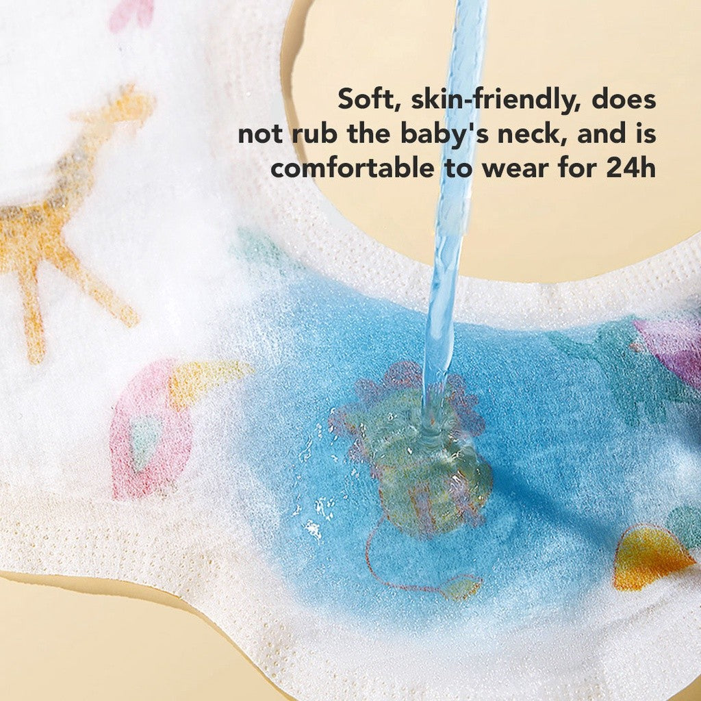Sakumini Disposable Slabber Saliva Towel Handuk Celemek Tatakan Air Liur Anak