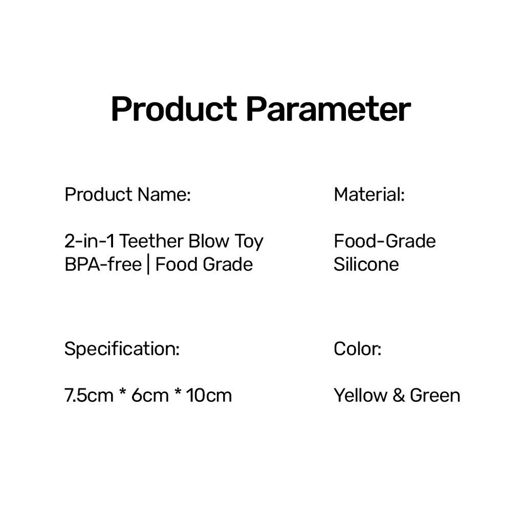 Sakumini Silicone Teether Trumpet Toy Mainan Gigitan Anak Terompet Silikon Bayi BPA Free Terapi Wicara