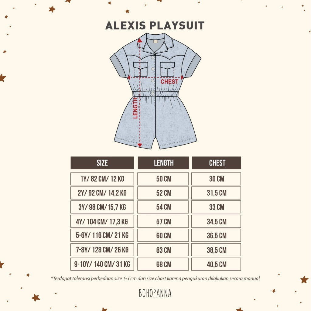 BOHOPANNA - ALEXIS PLAYSUIT - JUMPSUIT ANAK