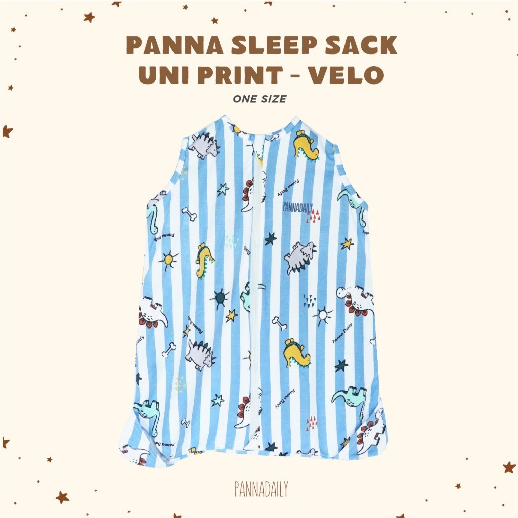 BOHOPANNA - PANNADAILY - SLEEP SACK UNI PRINT - Bedong Bayi - Selimut Bayi
