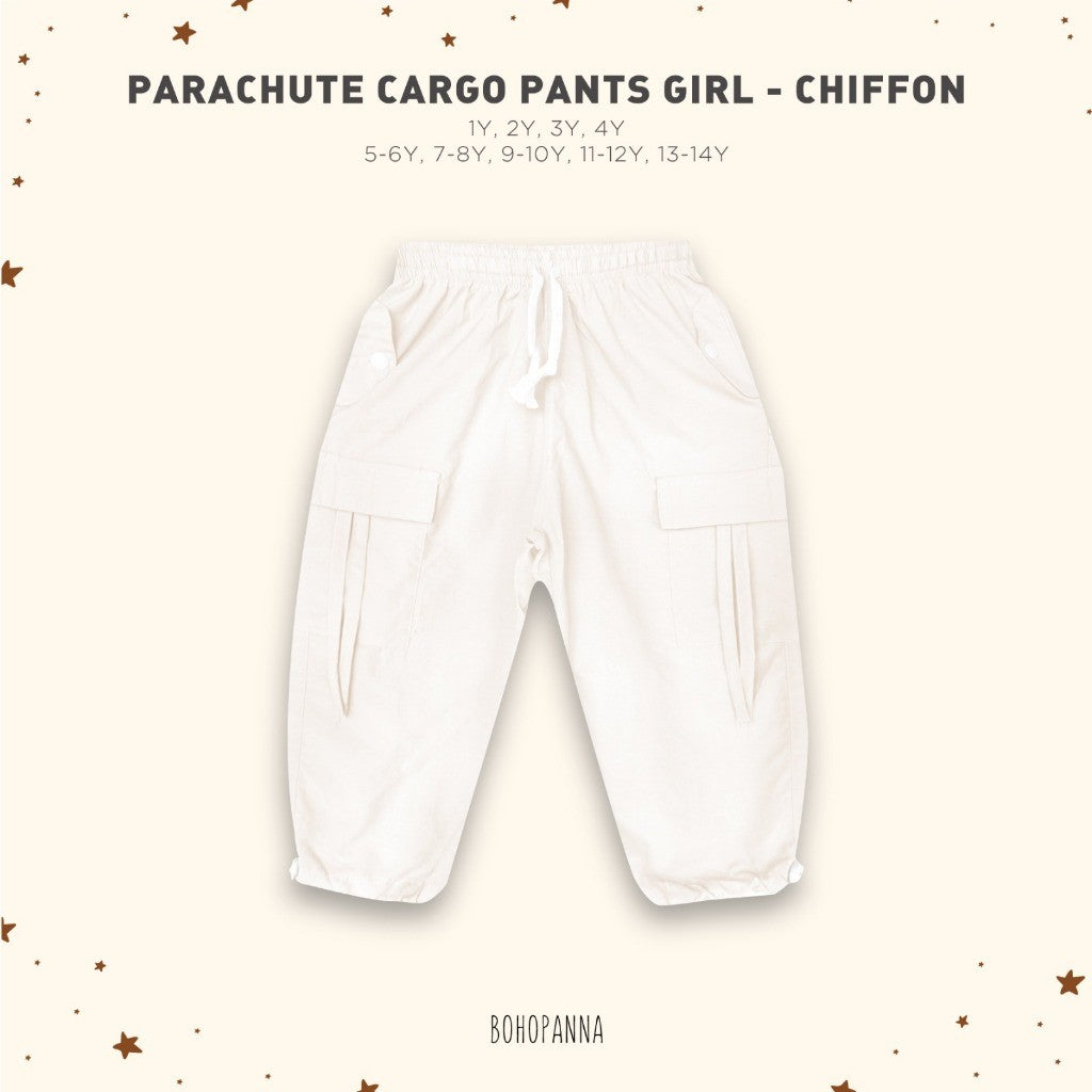 BOHOPANNA - PARACHUTE CARGO PANTS GIRL - Celana Cargo Anak Perempuan