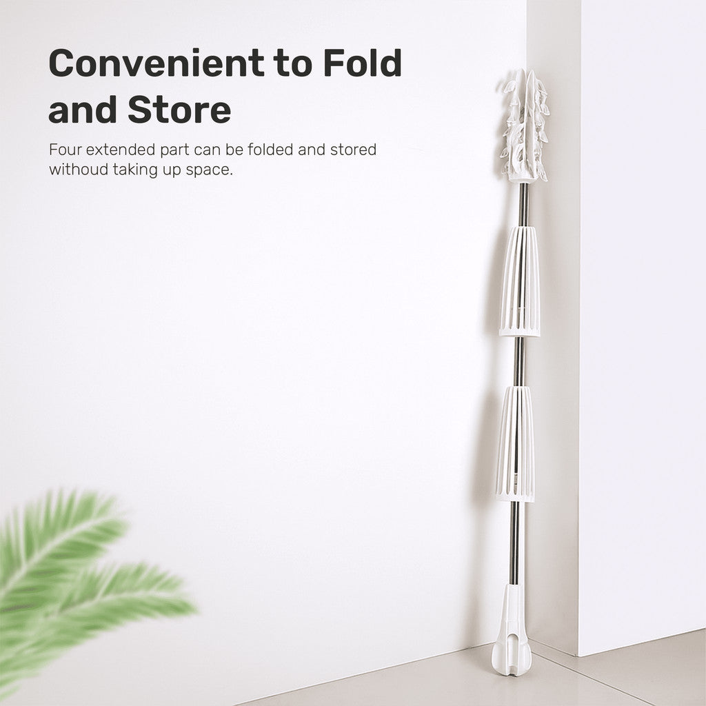 Sakumini Folding Hanger Multifunction Jemuran Jepit Tingkat Klip Lipat Fold Pakaian Handuk Anak Portable Rak Susun Foldable Hanger Kaos Kaki Socks