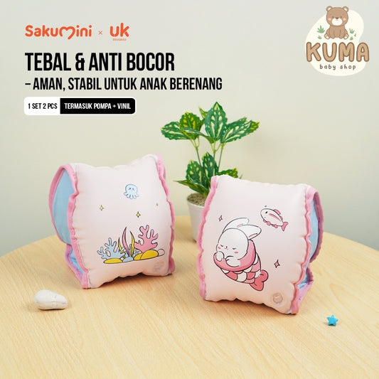 Sakumini Pelampung Lengan Anak Renang Anti Tenggelam Children Swim Armbands Baby Floating Toddler Swimming Vest Gear