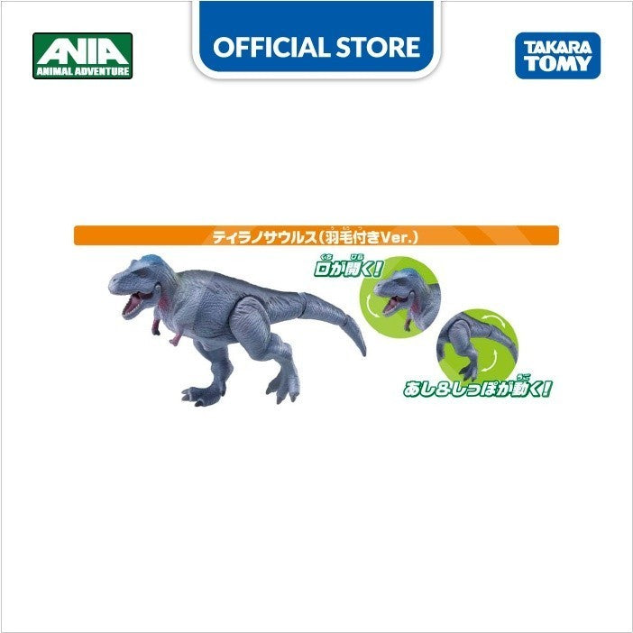 Ania AA-03 Land and Sky Dinosaur set Takara Tomy Mainan Dino Anak Gift