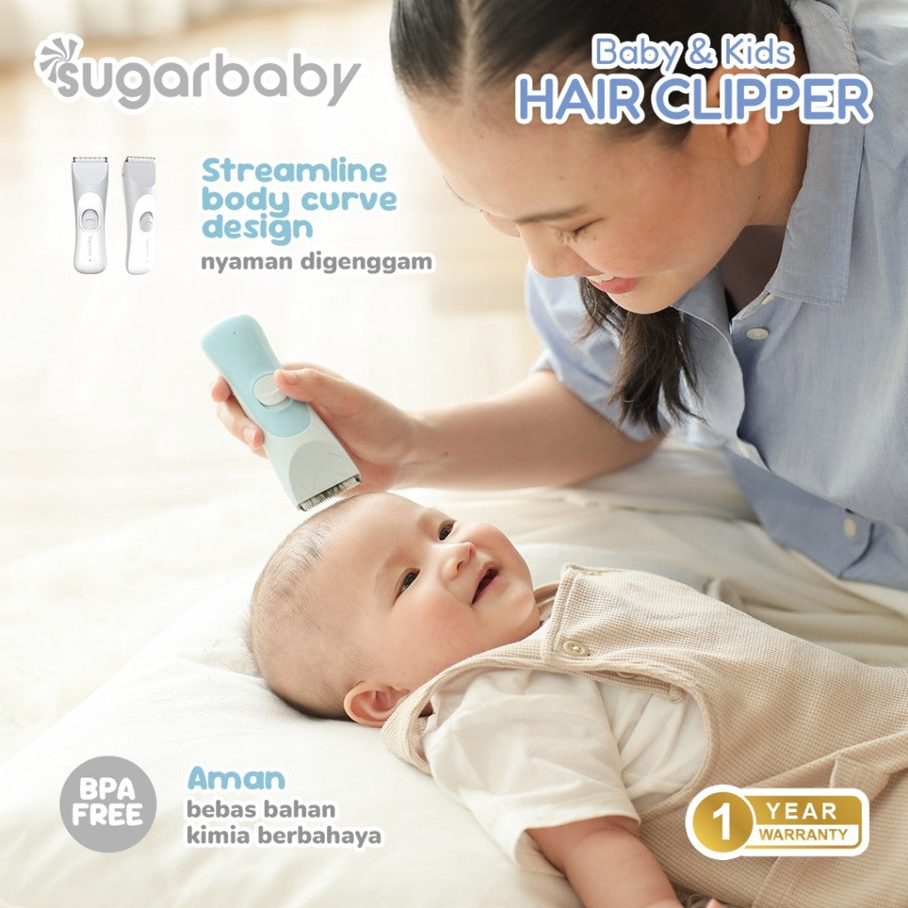 Sugarbaby Baby & Kids Hair Clipper/Alat Cukur Rambut Bayi/Portable Baby Hair Clipper