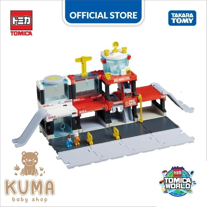 Tomica World Town Creator Tomica Town Rescue Base