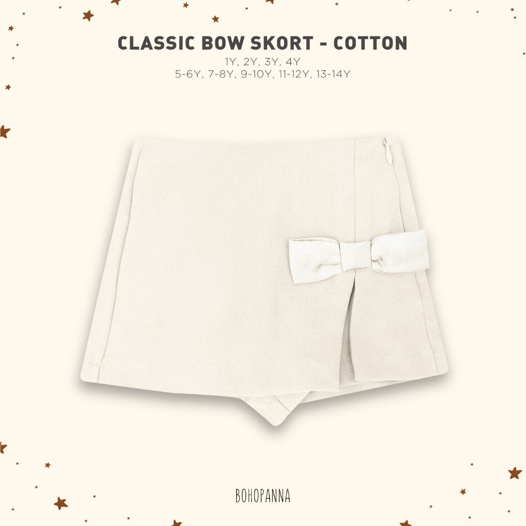 BOHOPANNA - CLASSIC BOW SKORT - SKORT ANAK 2559