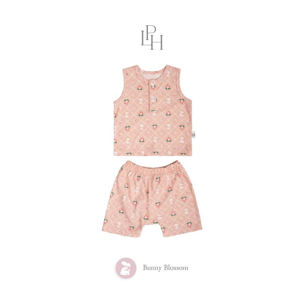 Little Palmerhaus - Little Wear Henley Sleeveless Set (Setelan Bayi Lengan Buntung) 36.0