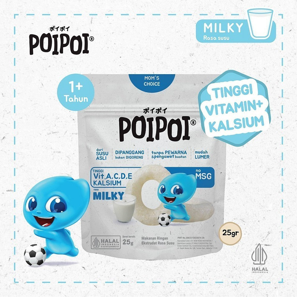 POIPOI Puff Snack Makanan Ringan Cemilan Bayi Sehat 25g
