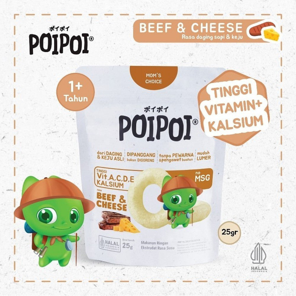 POIPOI Puff Snack Makanan Ringan Cemilan Bayi Sehat 25g