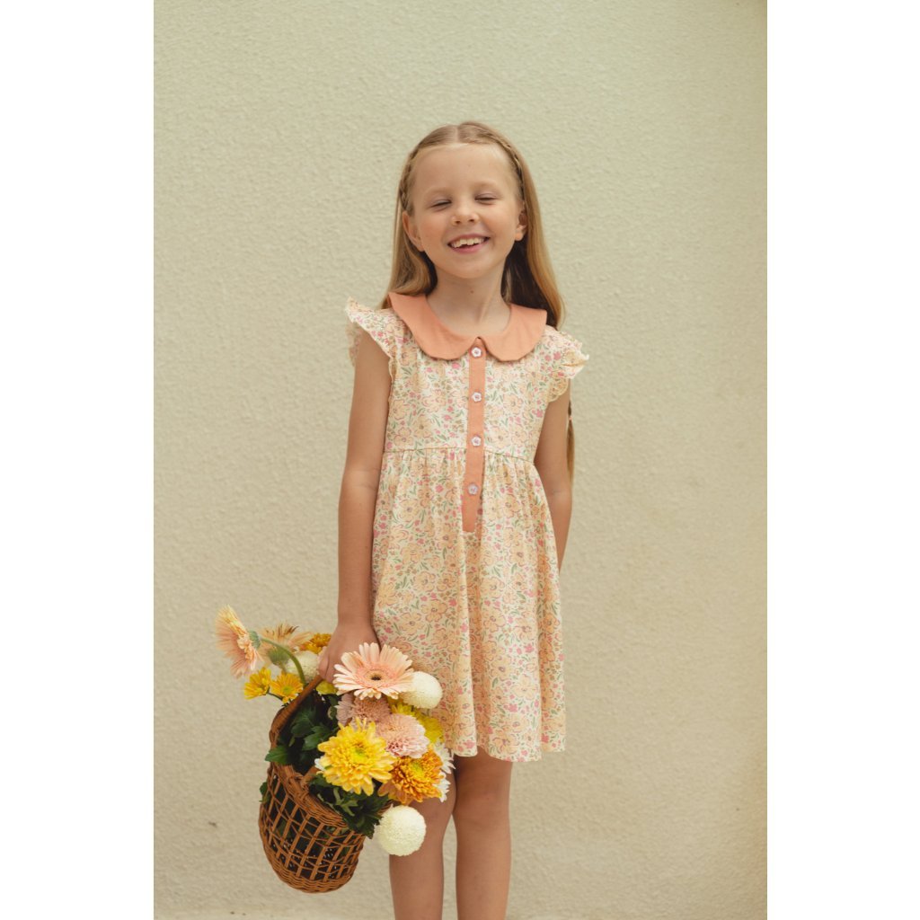 BOHOPANNA - RUFFLE COLLAR DRESS - DRESS ANAK 2573