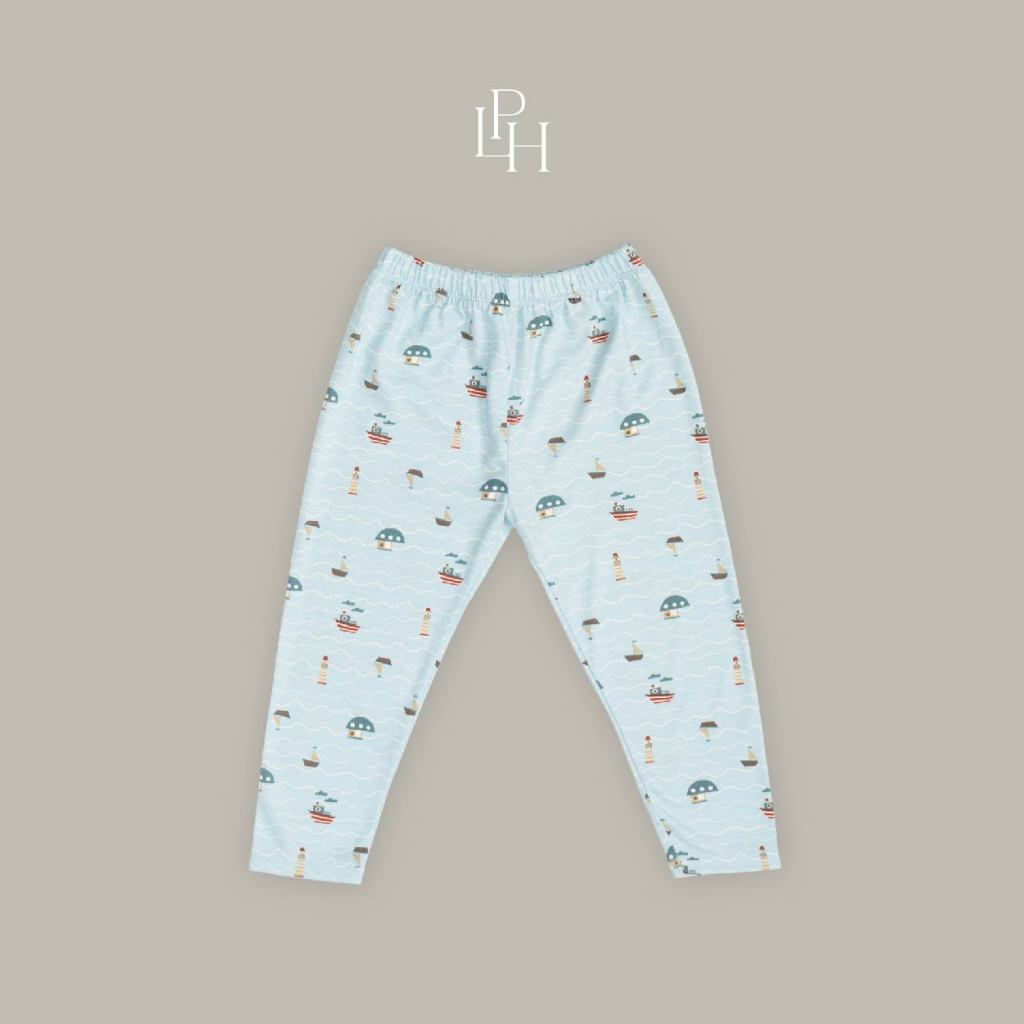 Little Palmerhaus - Little Wear Shoulder Button Long Set (Setelan Anak Lengan Panjang) 36.0