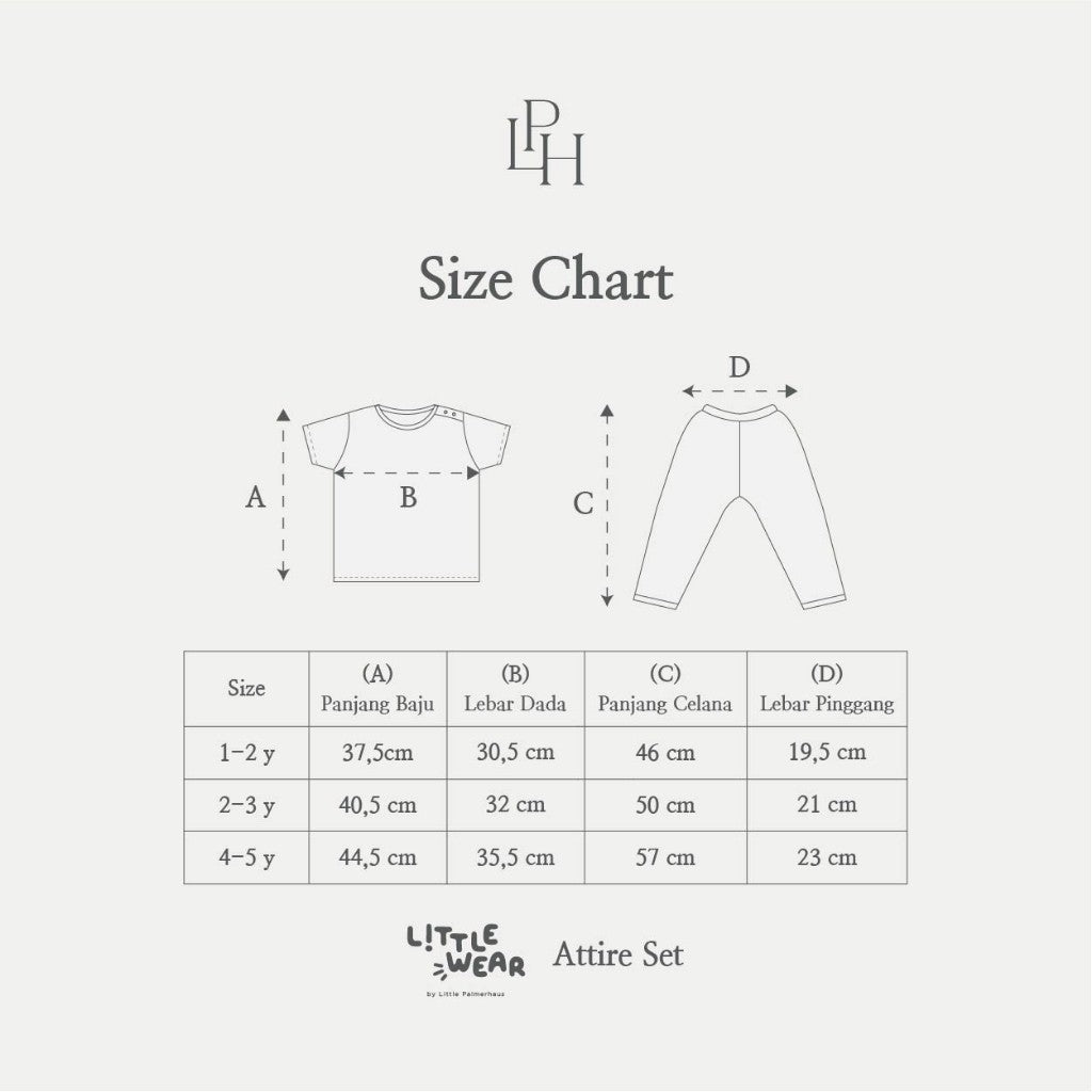 Little Palmerhaus - Little Wear Attire Set (Setelan Anak) 37.0