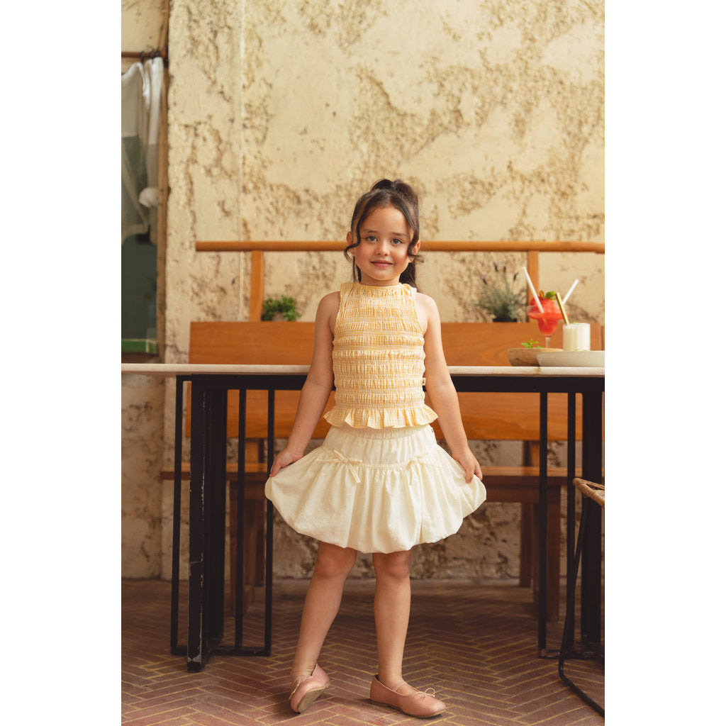 BOHOPANNA - CASSANDRA SMOCKED TOP - ATASAN ANAK