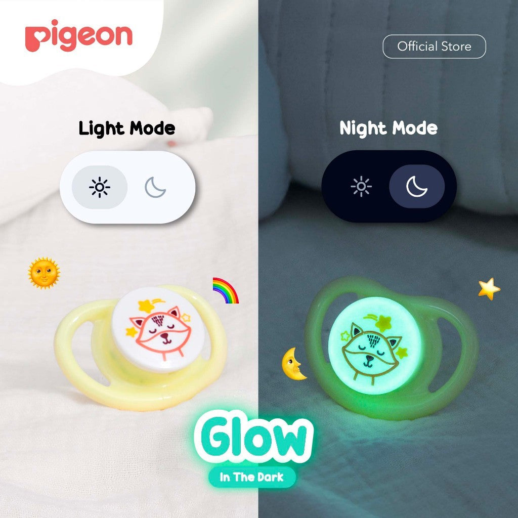Minilight Glow in The Dark Pacifier | Empeng Bayi | Dot Bayi | Dot Super Lembut | BPA Free