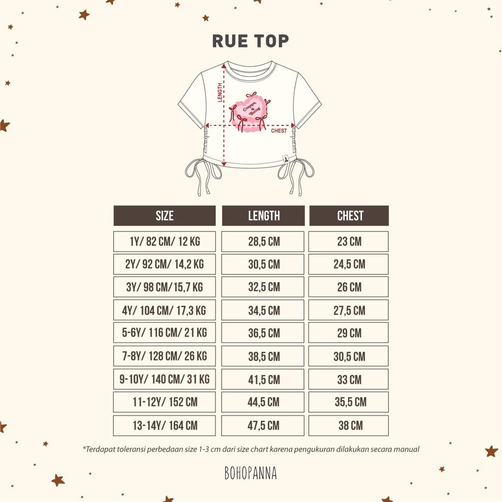 BOHOPANNA - RUE TOP - ATASAN ANAK