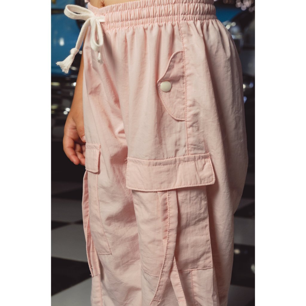 BOHOPANNA - PARACHUTE CARGO PANTS GIRL - Celana Cargo Anak Perempuan