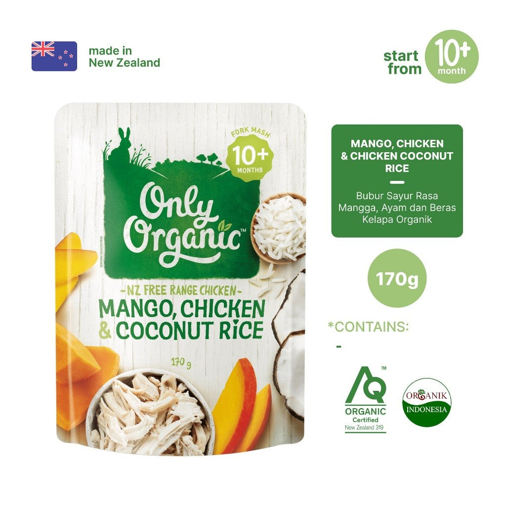 Only Organic Savoury Meal 10m+ 170 gr Bubur Bayi Siap Saji