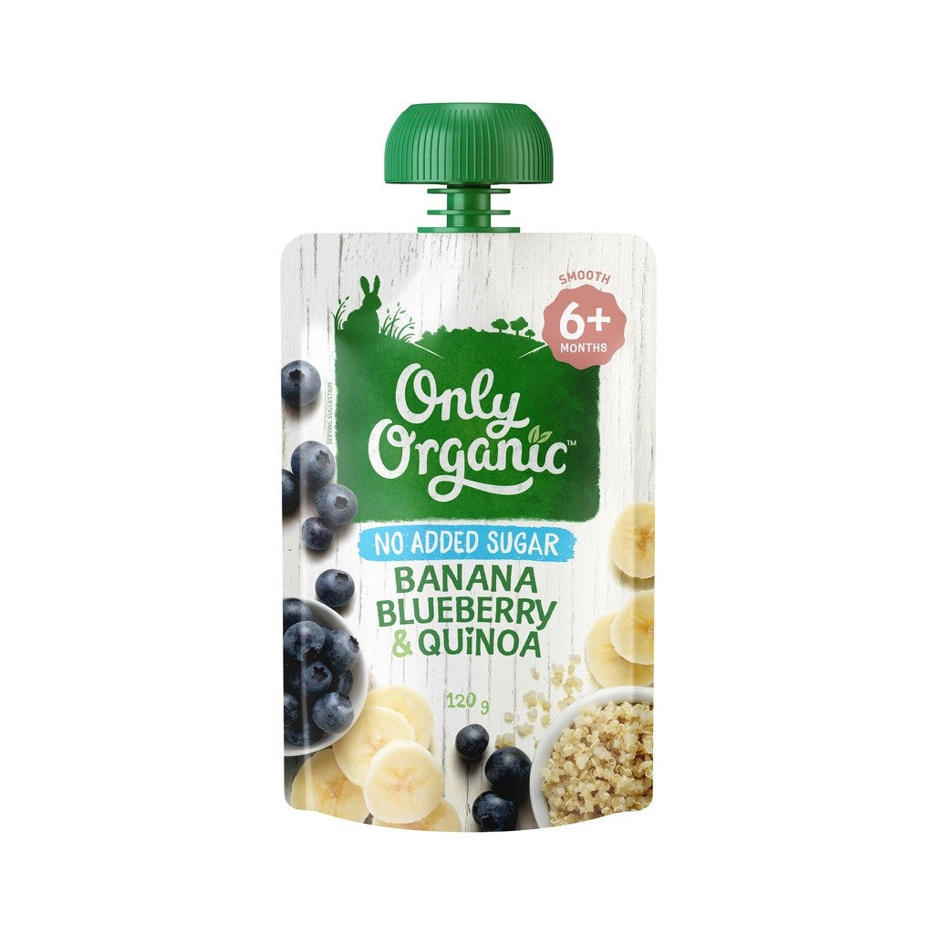 Only Organic Pouch 6m+ 120gr