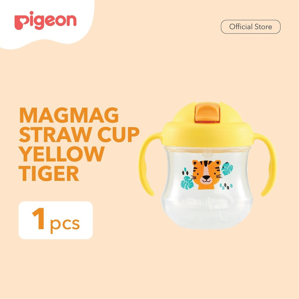 Pigeon Magmag Straw Cup | Botol Minum Bayi |  Gelas Minum Bayi Anti Tumpah |  BPA Free |  Sippy Cup | Training Cup