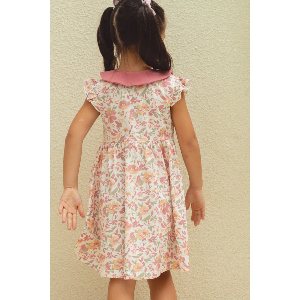BOHOPANNA - RUFFLE COLLAR DRESS - DRESS ANAK 2573