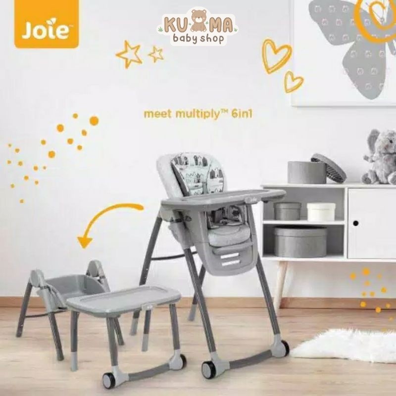 Joie Meet Multiply 6in1 High Chair /Joie Multiply / Kursi Makan Multifungsi / High Chair Joie