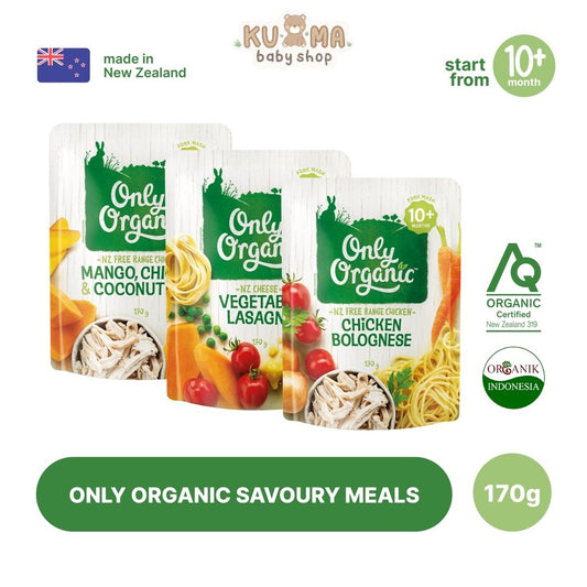 Only Organic Savoury Meal 10m+ 170 gr Bubur Bayi Siap Saji