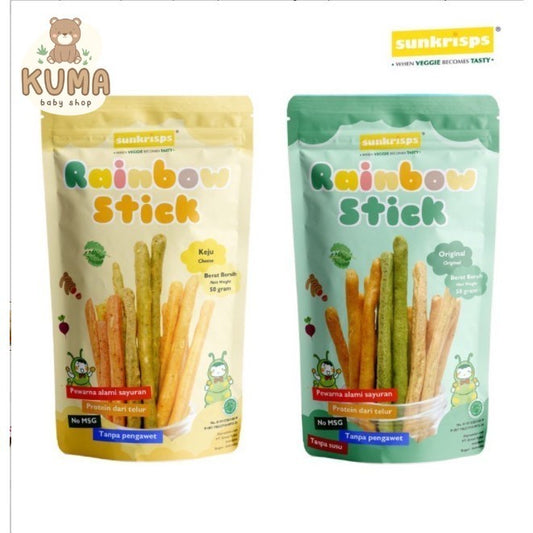 Sunkrisps Rainbow Stick Pelangi Snack Anak Mpasi