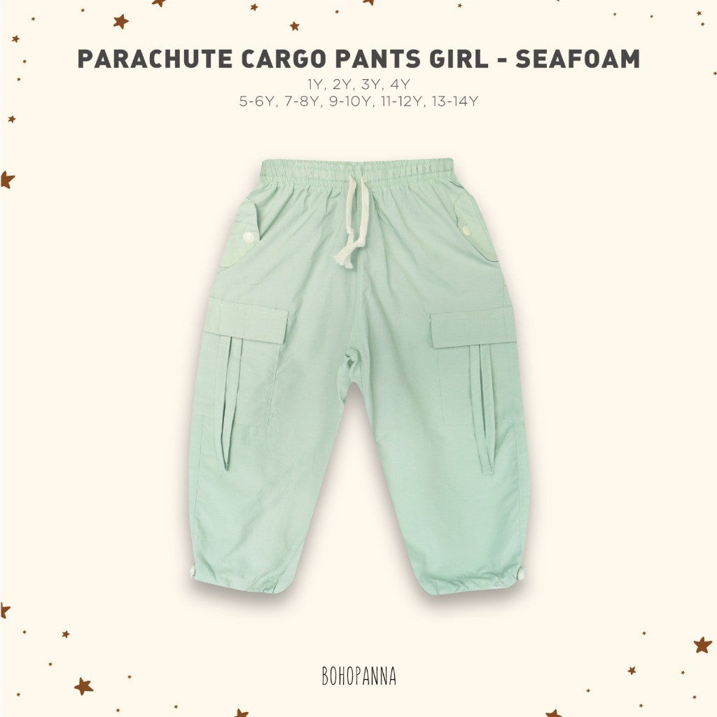 BOHOPANNA - PARACHUTE CARGO PANTS GIRL - Celana Cargo Anak Perempuan