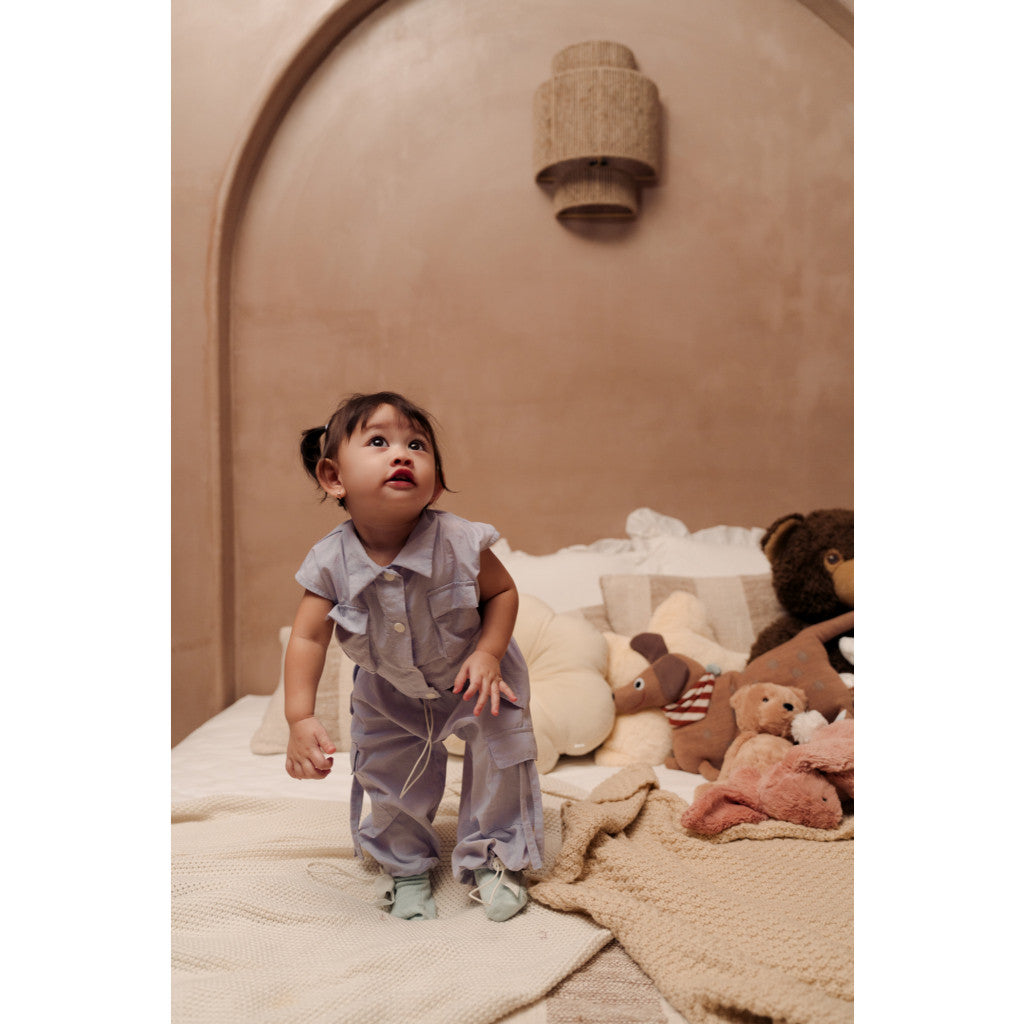 BOHOPANNA - PARACHUTE CARGO PANTS GIRL - Celana Cargo Anak Perempuan