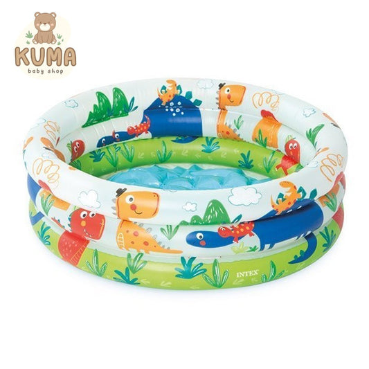 INTEX Kolam Renang Anak Bayi BABY DINO POOL 57106 61cm x 22cm